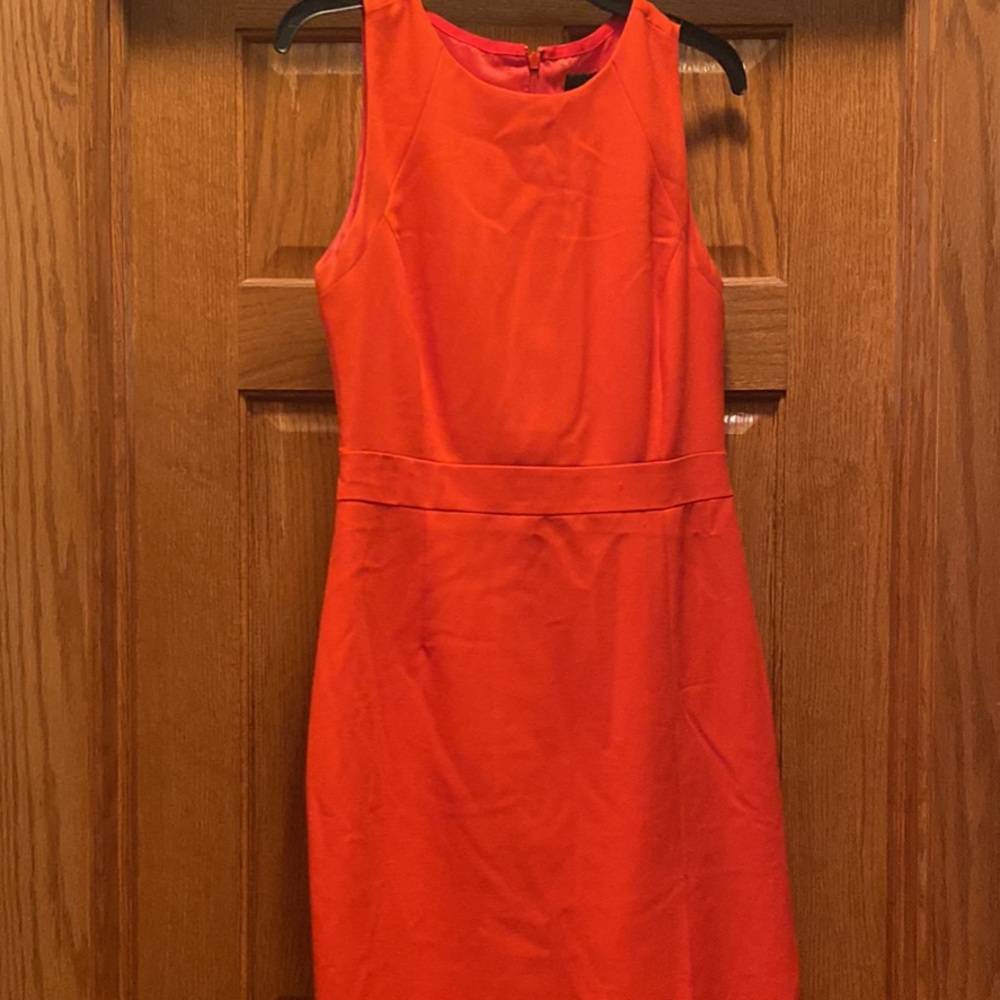 J. Crew coral dress
